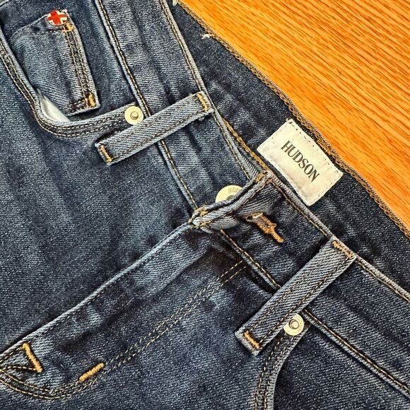 Hudson size 24 blue skinny jeans high rise Blair - Picture 3 of 6